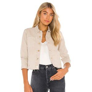 L'AGENCE Janelle Slim Jacket in Biscuit (from Revolve)